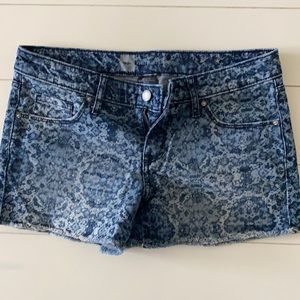 Blue Jean shorts size 2